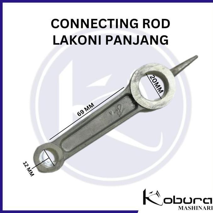 Connecting Rod Conrod Stang Seher Kompresor Portable Lakoni 125 Tipe Panjang (TERBAIK) (TERBARU) (TE