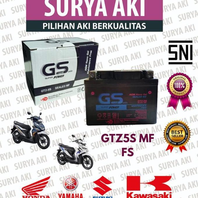AKI MOTOR GTZ5S AKI KERING MF AKI MOTOR BEAT ESP BEAT F1 VARIO 110 MURAH