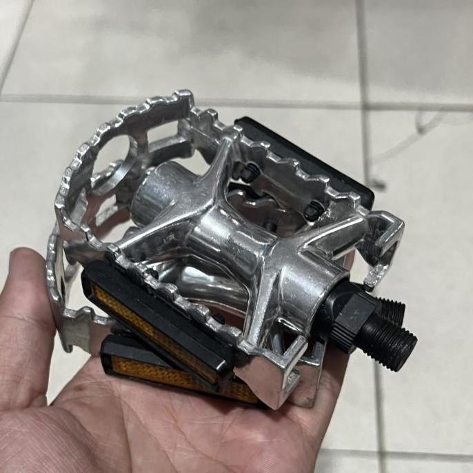 Pedal Sepeda As Kecil Silver Mtb Seli Bmx Original Gotri Murah Engkol Sepeda Engkolan