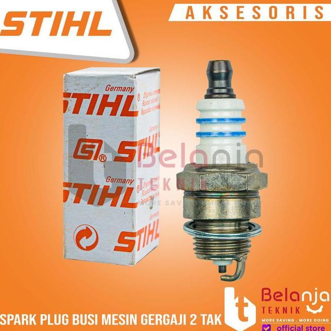 Stihl Busi 2 Tak Spark Plug Original Mesin Rumput  Mesin Chainsaw Stihl 2 Tak Busi Diskon