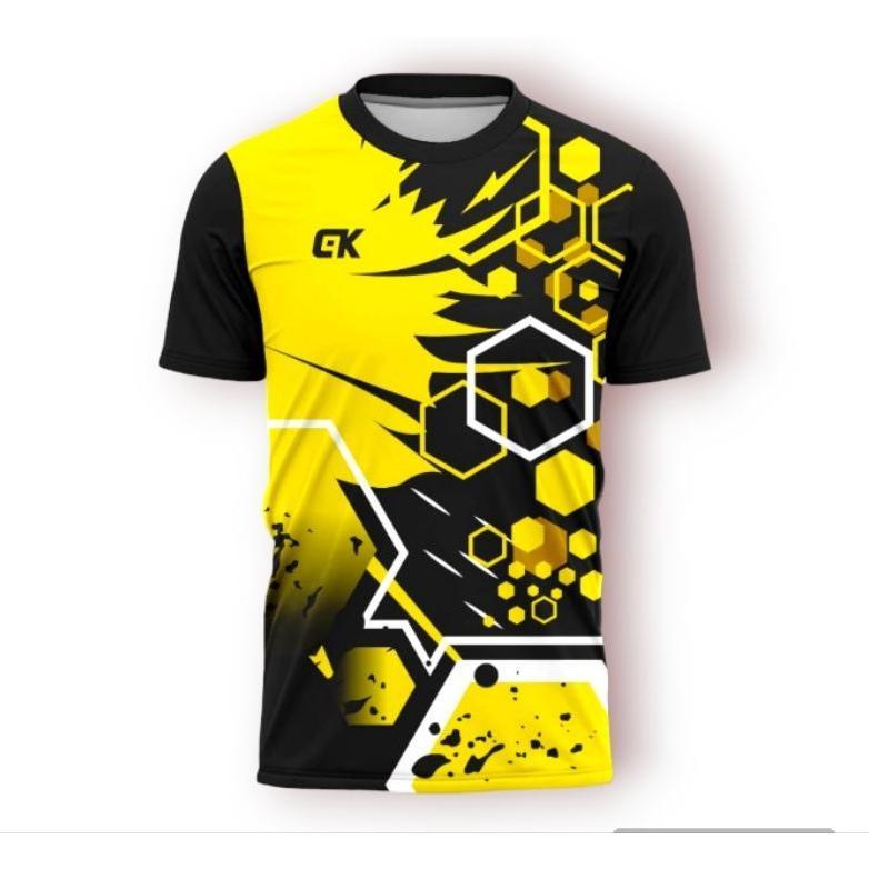 Kaos Olahraga Jumbo Premium Baju Olahraga Pria & Wanita Dewasa 1Set Baju Voli Jersey Futsal Jersey T