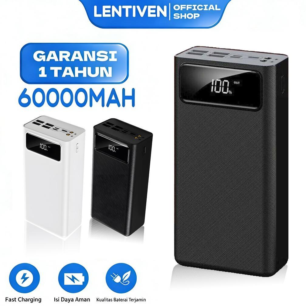 Hot Deals Lentiven Powerbank 60000Mah 4 Usb Fast Charging
