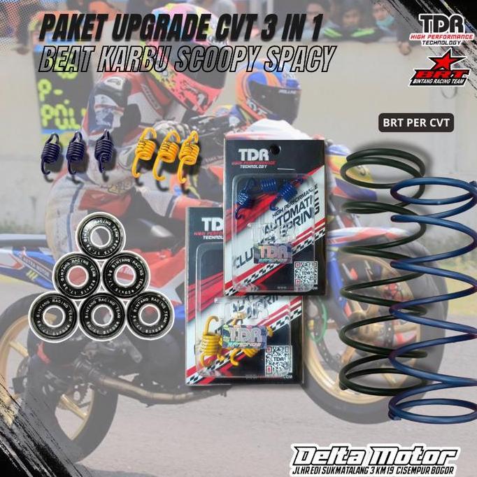 PAKET UPGRADE KIRIAN CVT BRT BEAT KARBU SCOOPY SPACY LAMA
