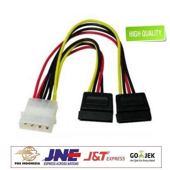Kabel Power ATA To SATA Double