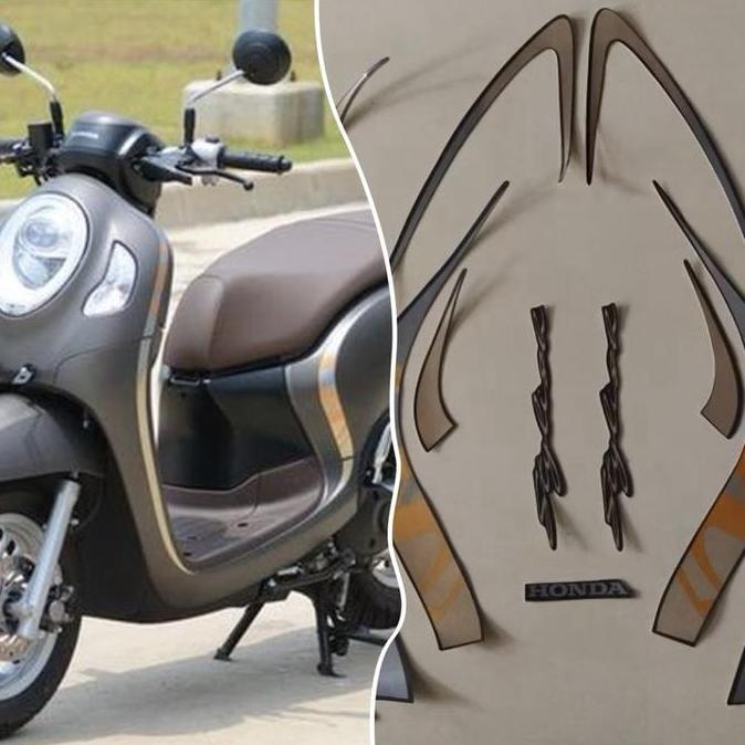 Stiker Striping Motor Honda Scoopy Stylish 2020 2021