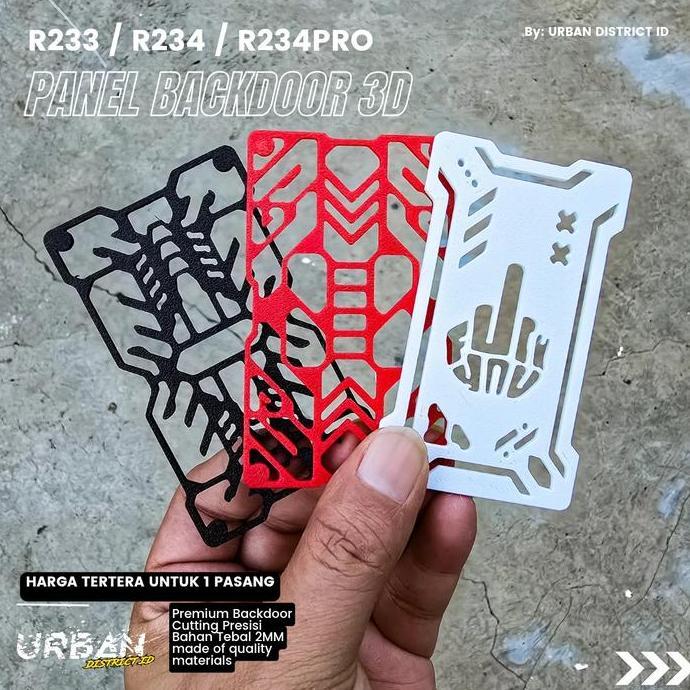 Panel Backdoor 3D R233 / R234 By URBAN DISTRICT ID