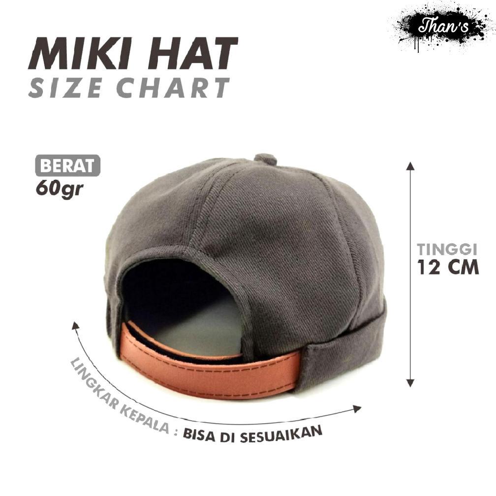 New Peci Miki Hat Tali Kulit -Topi Peci -Peci Dewasa-Peci Uas/Topi Pria-Peci Polos Banyak Warna