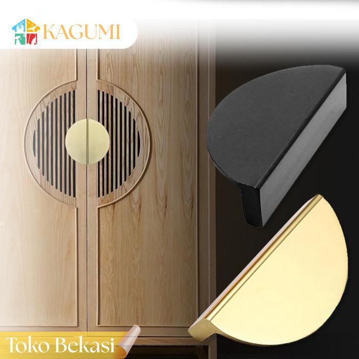 Kagumi Tarikan Bulat Lemari Gold Tarikan Pintu Lemari Handle Tarikan Lemari Tarikan Laci Setengah Li