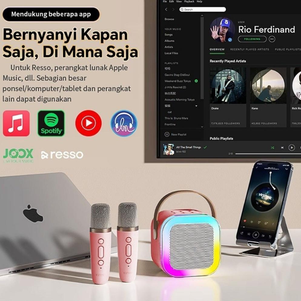 HOT SALE {COD}Speaker Bluetooth Karaoke/Mini Speaker Karaoke Bluetooth/mini speaker bluetooth karaok