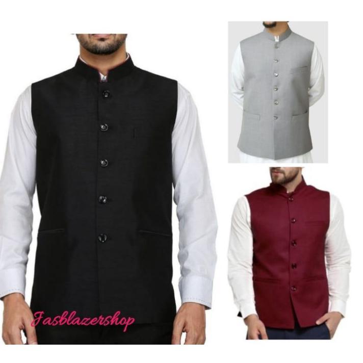 Rompi Pakistan - Rompi Pria Muslim - Rompi Panjang - Rompi Formal