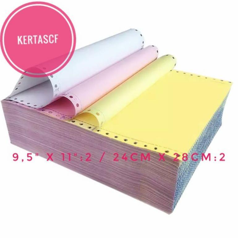Kertascf Kertas Continuous Form 3Ply Ukuran A4:2 Printer Dotmatrix