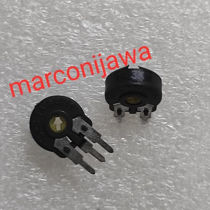 TRIMPOT VR 3K HITAM BERDIRI MJ27