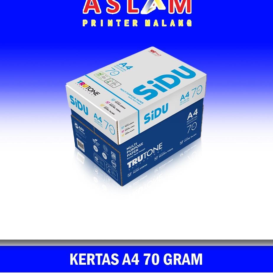 Kertas A4 Sidu 70 Gsm Kertas Hvs A4 F4 Sidu F4 1 Box 5 Rim