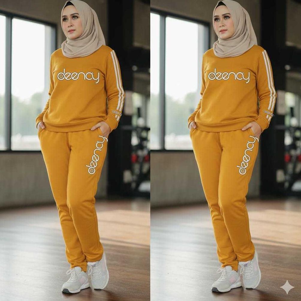 Terbaru Olivia Training / Setelan Olahraga Wanita / Stelan Wanita Muslim / Setelan Training Wanita