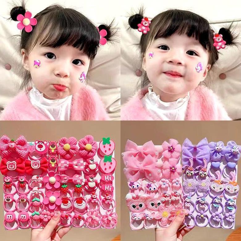 NEW F419 18PCS SET IKAT RAMBUT ANAK