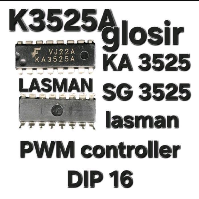 GLOSIR ( KA 3525 ) ORIGINAL KA3525A SG KA HA 3525 KA3525 SG3525 SG3525A 3525A IC CONTROLLER PWM DIP 