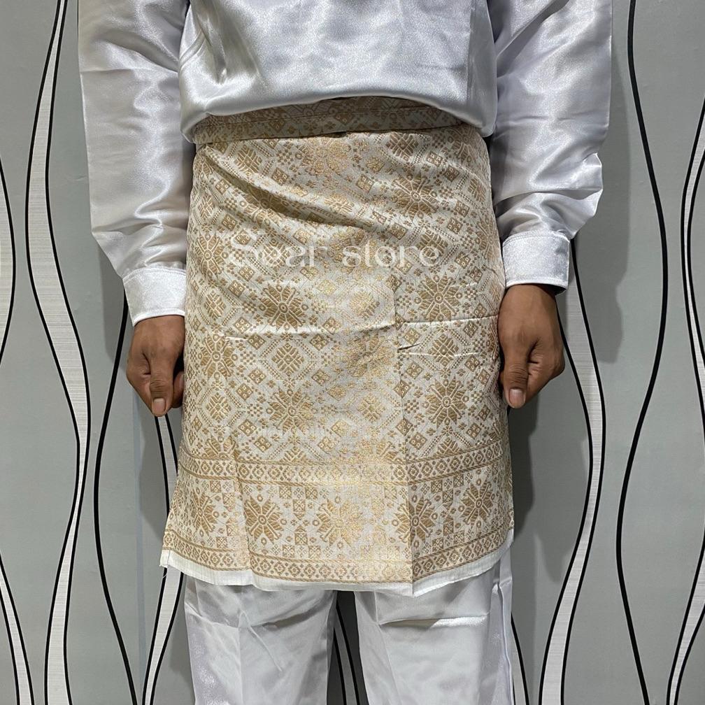 BIG SALE songket pria melayu/songket bapak/tumpak songket/kain samping melayu/songket Palembang/kain