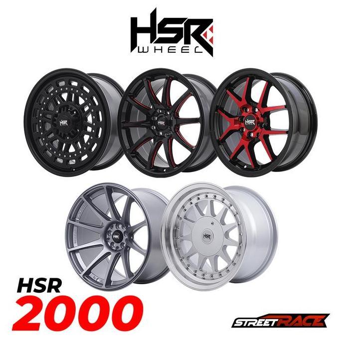 // VELG MOBIL RING 14 HINGGA RING 22 HSR WHEEL-HSR2000 *