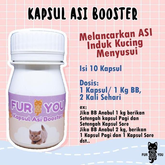 Asi Booster Kucing Penambah Asi Kucing Susu Kucing Vitamin Melancarkan