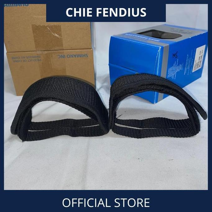 Strap Pedal Toeclip Fixie Bmx Promend Hitam