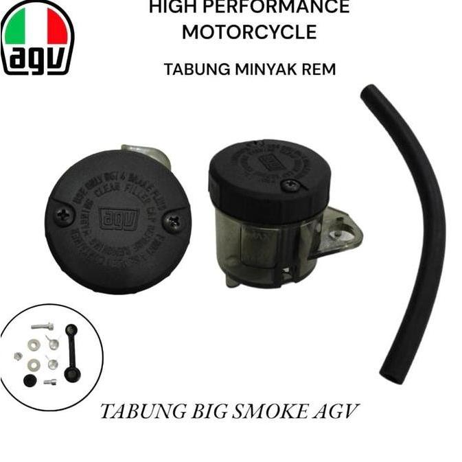 Tabung Minyak Rem Big Smoke Agv Italy Original Universal Terbatas