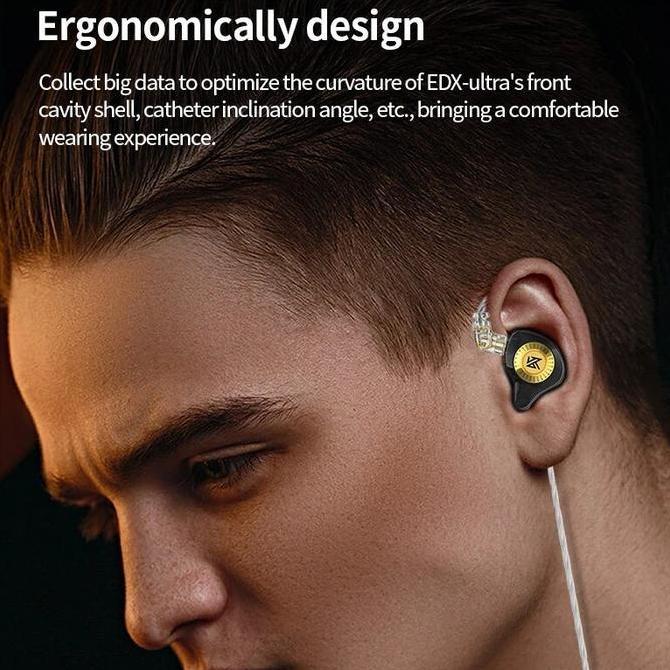 Voce- Kz Edx Ultra Upgrade Edx Pro Basshead Earphone