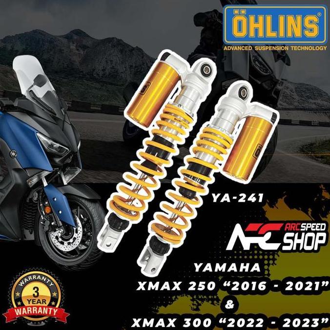 Shock breaker Ohlins Yamaha Xmax 250 Orinal Garansi 3th Xmax250