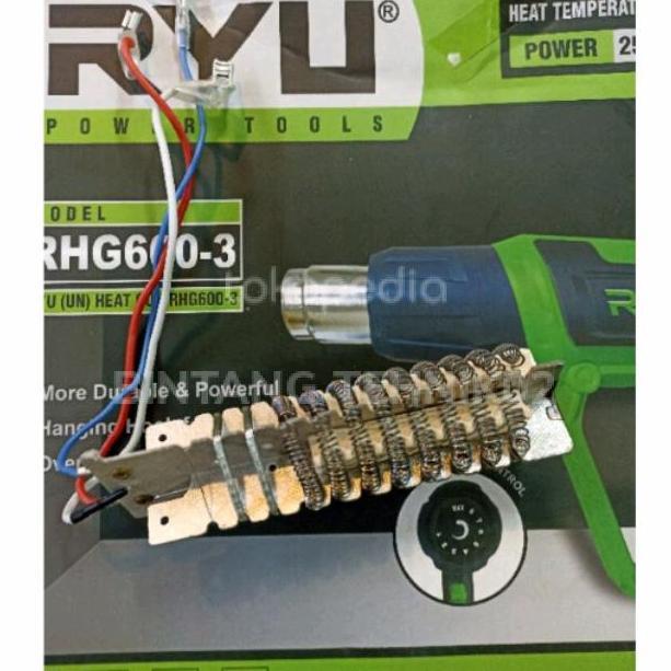 ELEMENT HEAT GUN RYU RHG600-3 FOR MESIN HEAT GUN/HOT GUN ORI RYU KA PREMIUM