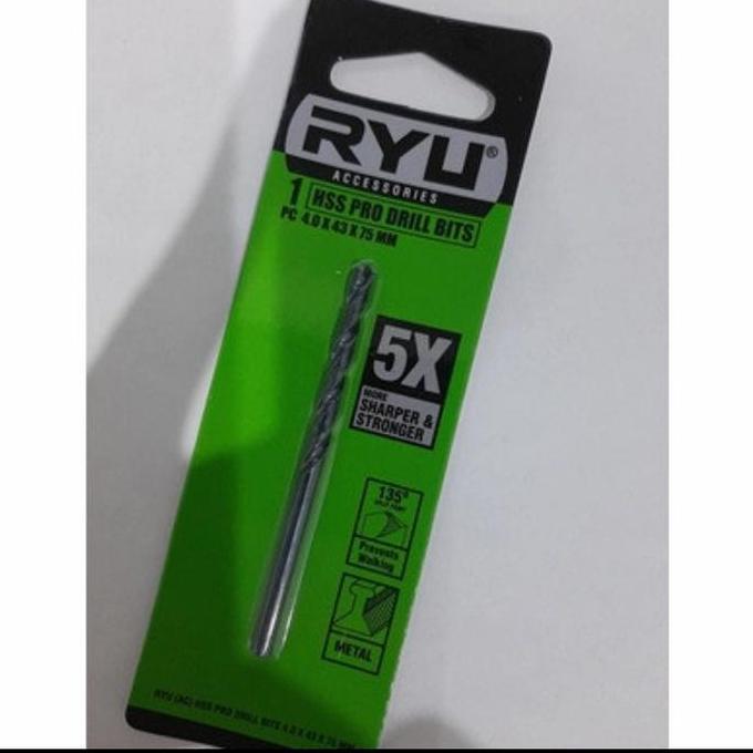 MATA BOR BESI HSS PRO 4 MM RYU TEKIRO BEST QUALITY