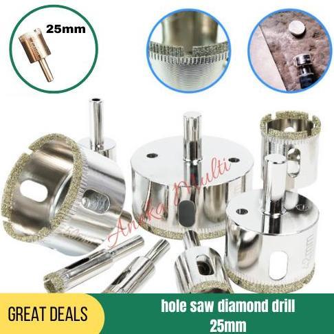 HOLE SAW BOR KACA GRANIT KERAMIK DIAMOND CORE BIT DRILL NACHI 25MM TERBAIK