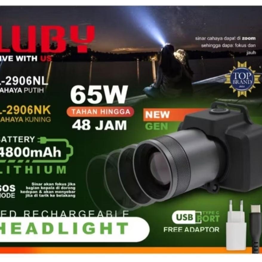 Senter Kepala Luby Zoom 65 Watt L-2906
