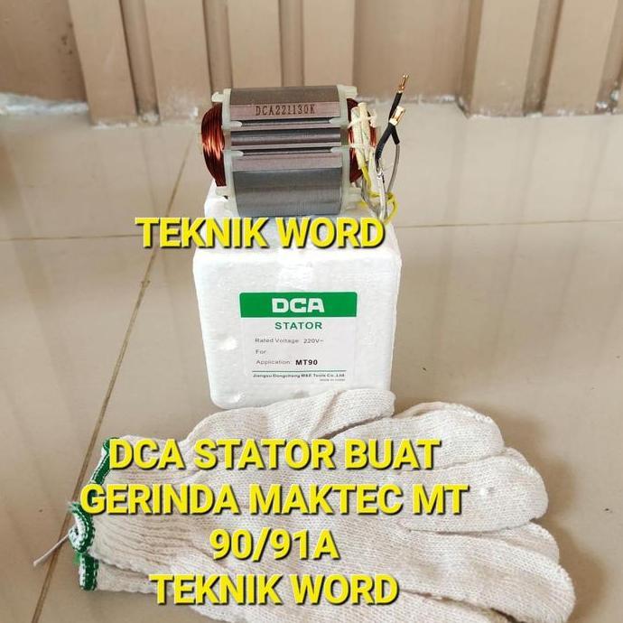 DCA STATOR / RUMAH ARMATURE MAKTEC MT 90/ MT90 / STATOR BUAT GERINDA MAKTEC MT 90 MT90 MERK DCA TERM