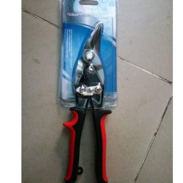 NEW Multipro 10Inch Kiri Gunting Baja Ringan Seng Holo [terbaik][terlaris]