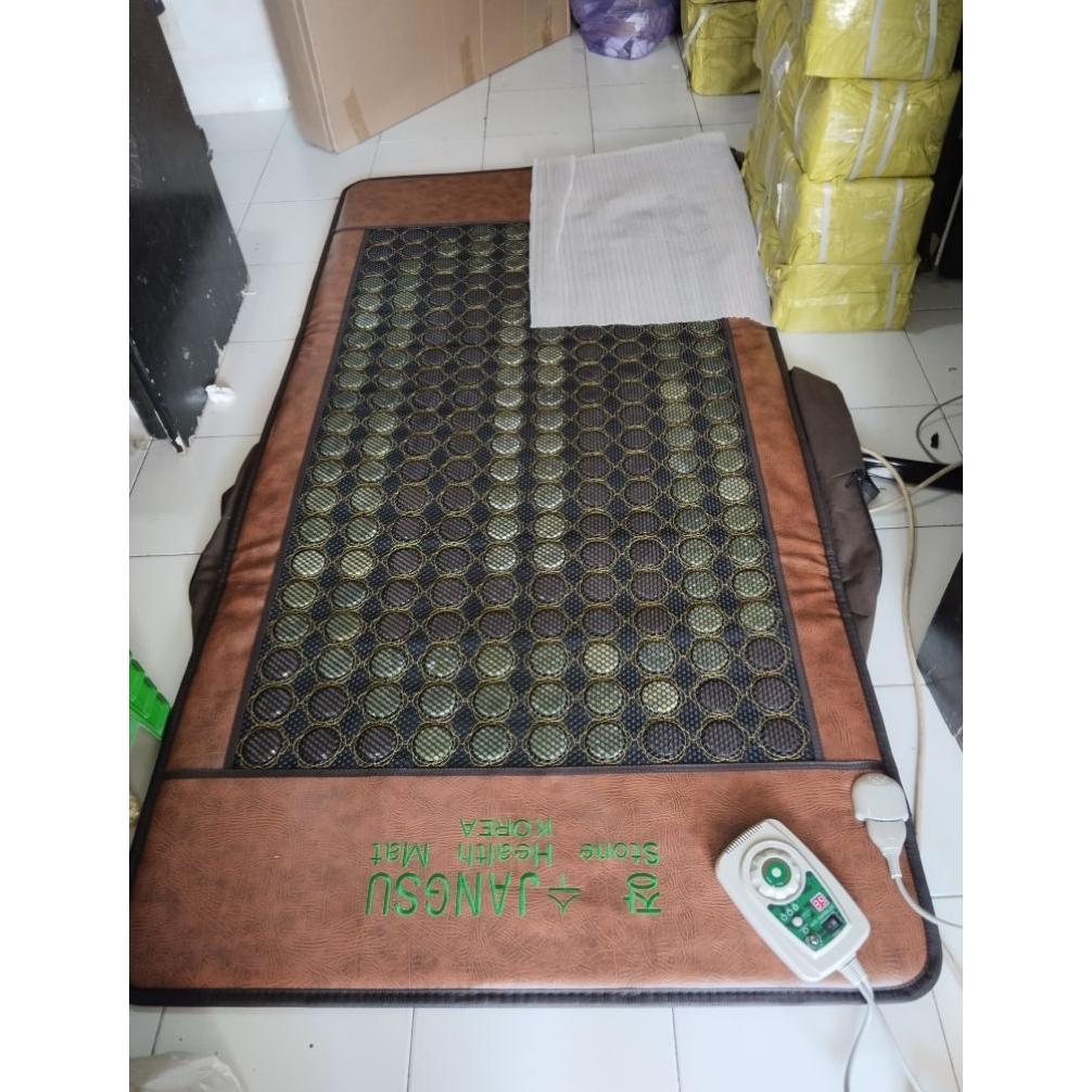Cuci Gudang Jade Mat Jangsu Healty Stone Korea Matras Terapi Giok/Germanium Turmalin Terapi Ampuh