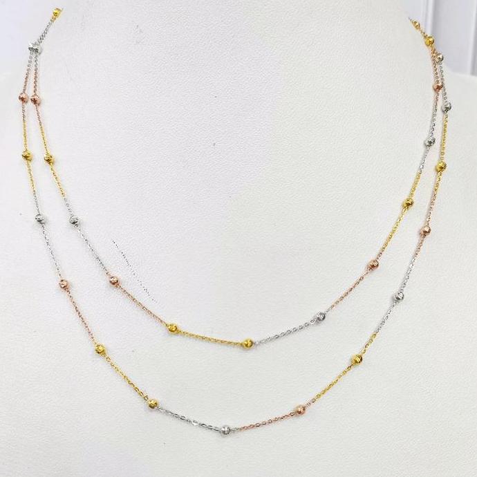 Kalung Jedar 2 Layer 3 Warna 16K
