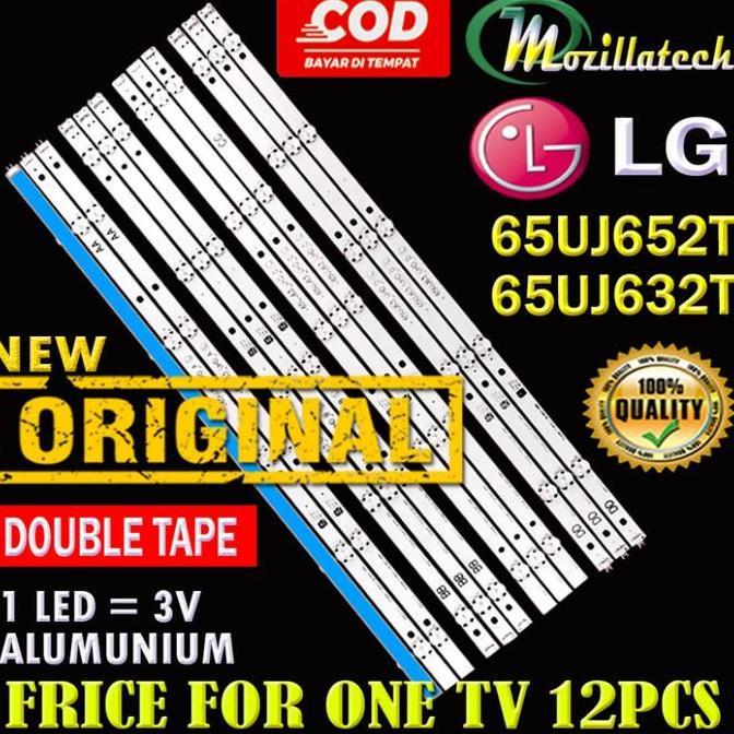 BACKLIGHT LG 65UJ632T 65UJ652T 65UJ682T 65UJ632 65UJ682 65UJ652 LAMPU LED BACKLIGHT TV LG 65UJ 65 IN