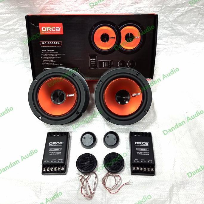Termurah Speaker Split 2 Way Orca Rc 653 Spl Speaker Mobil Universal