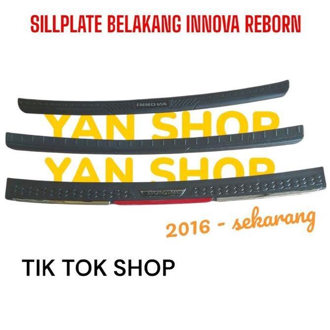 sillplate silplate BELAKANG Bagasi Mobil Inova Innova Reborn 2016 2017 2018 2019 2020 2021 2022 2023