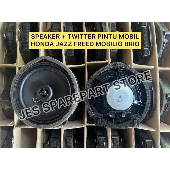 Termurah Speaker + Twitter Pintu Mobil Honda Honda Jazz Freed Mobilio Brio