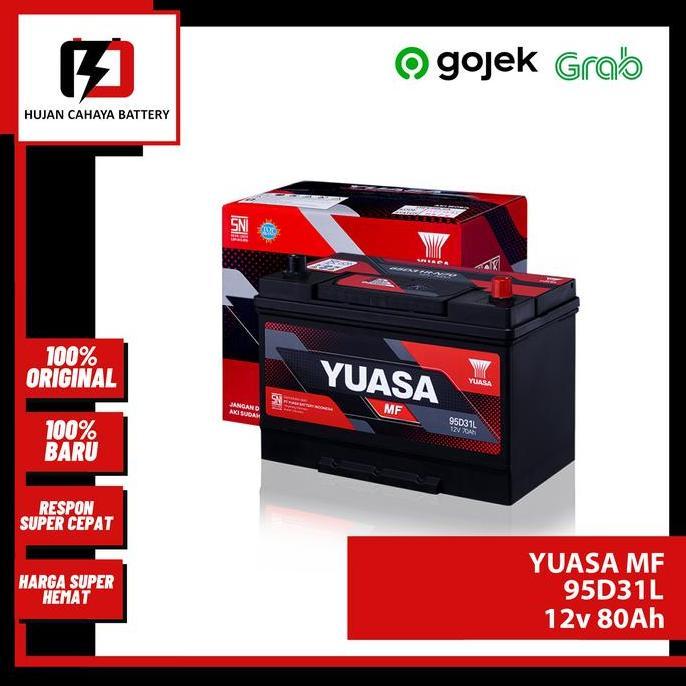 Aki Mobil YUASA MF 95D31L /  95D31L /  95D31L - Aki MITSUBISHI PAJERO