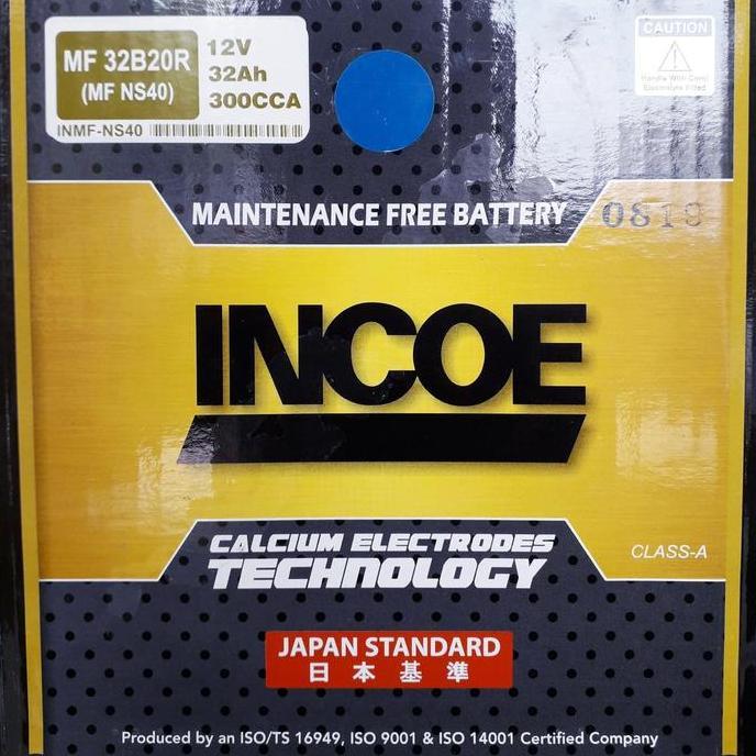 Aki Mobil Xenia INCOE MF NS40 (32Ah)