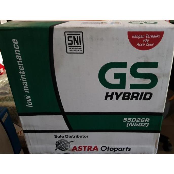 Accu gs hybrid | aki basah N50z
