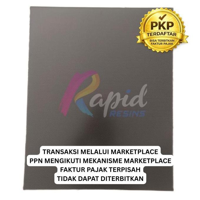 Pelat Serat Karbon Lembaran Carbon Fiber Sheet 1mm Plat