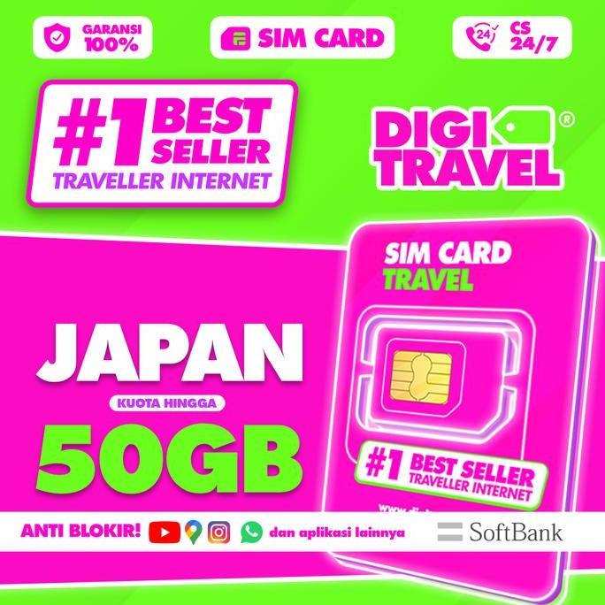 Card - Sim Card Jepang Softbank Kuota Besar | Sim Card Simcard Japan Jepang Softbank Kuota | Digitra