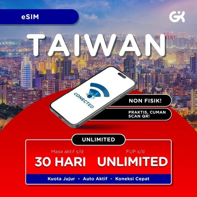 Card - Esim Taiwan Unlimited  | Travel Sim Taiwan