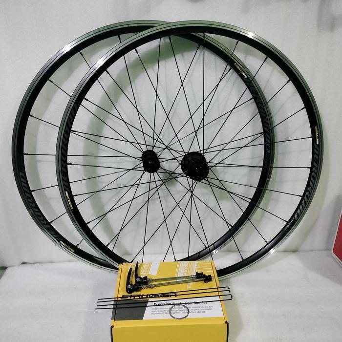 Wheelset Strummer Aeroroad Lo Pro 700c rimbrake HR-10 dan HR-100
