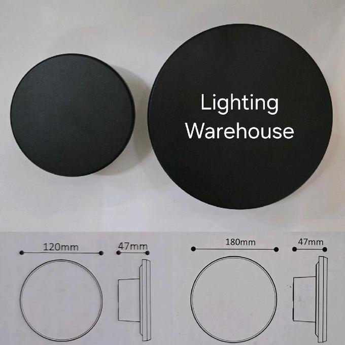 TERMURAH - Lampu Dinding Waterproof Outdoor Indoor LED Wall Lamp Vacolux VL-4013R 9W 12W Changeable 