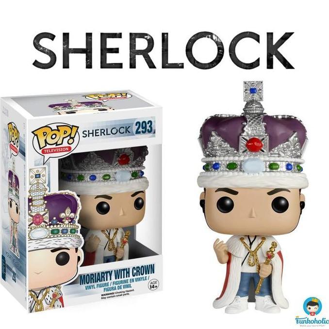 mainan - Funko POP Television Sherlock - Moriarty with Crown #293 Diskon