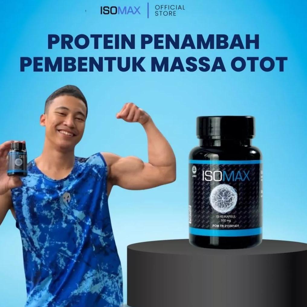 Isomax Protein Penambah Pembentuk Massa Otot Suplemen Gym Stamina Olahraga