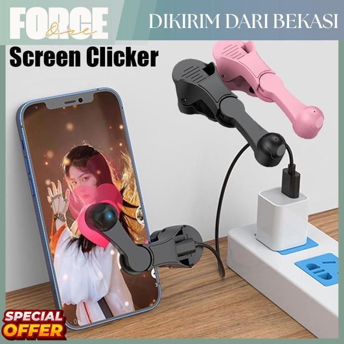 Force One Auto Clicker Alat Tap Tap Layar untuk Smart Phone Multifunctional Layar Ponsel Klik Otomat
